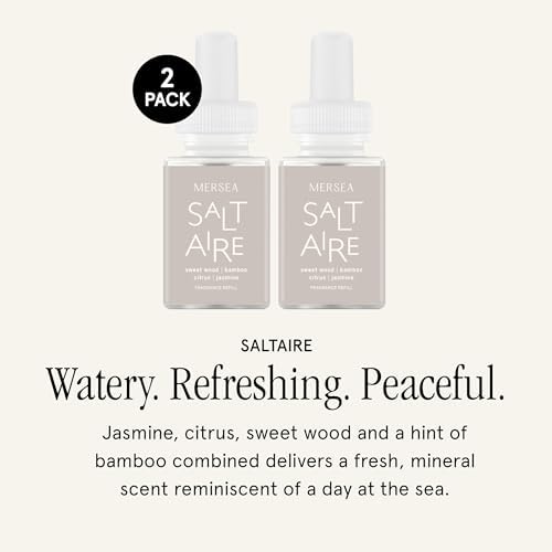 Pura Mersea Fragrance Refills for Smart Diffusers 2 Pack Saltaire