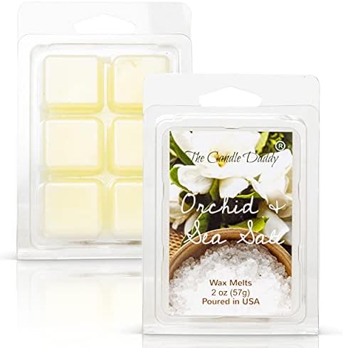 The Candle Daddy Orchid Sea Salt Scented Wax Melt - 2 Ounces