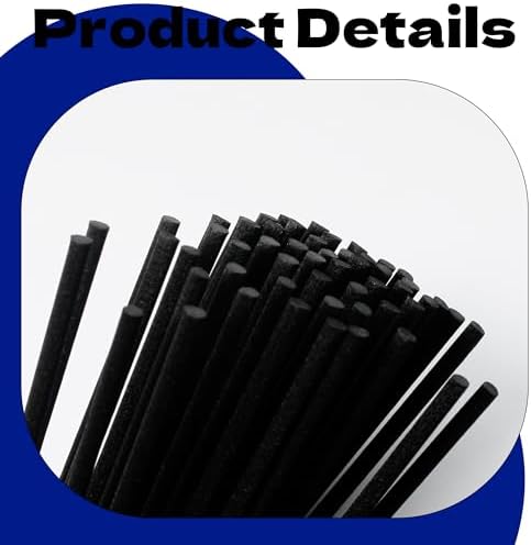Black Fibre Reed Diffuser Sticks 50pcs