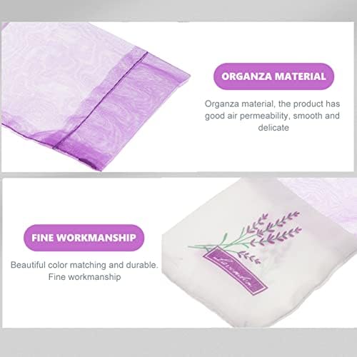 Gatuida 30Pcs Lavender Storage Bags with Drawstring