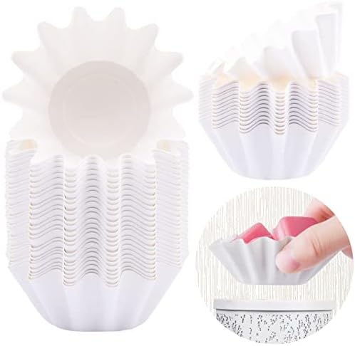 FANDOL Reusable Leakproof Wax Melt Liners 25PCS White