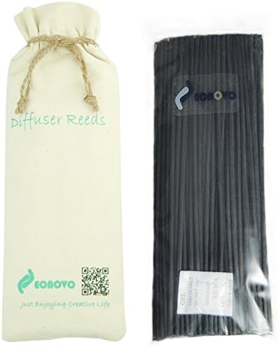 Resafy Reed Diffuser Sticks 9 Inches Black