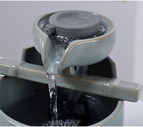 Mini Ceramic Tabletop Fountain with Animal Horse Design