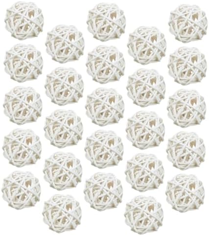 25pcs Handmade Wicker Rattan Balls Aromatherapy Diffuser