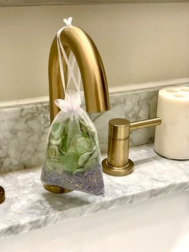 Natural Eucalyptus Lavender Shower Sachets Pack of 3