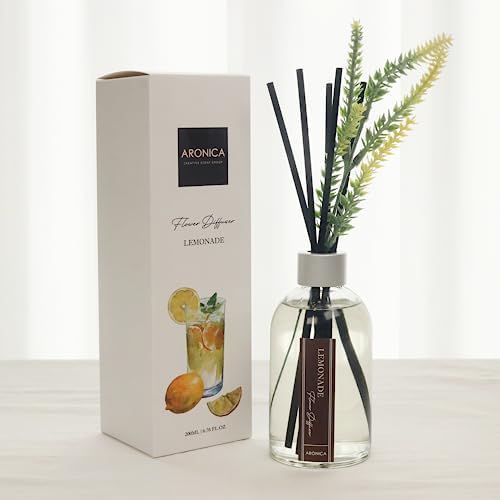 Aronica Lemon Scented Air Freshener Diffuser Set