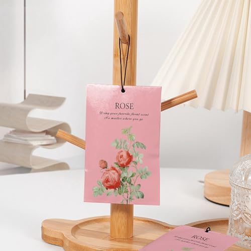 12-Pack Rose Scented Sachets for Drawer and Closet