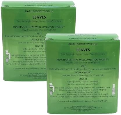 Bath Body Works Leaves Wallflower Bulb Refills 4 Pack
