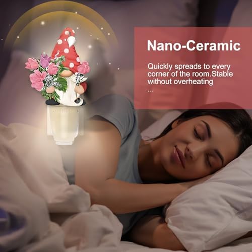 13 Pcs Gnome Fragrance Plug In with Night Light