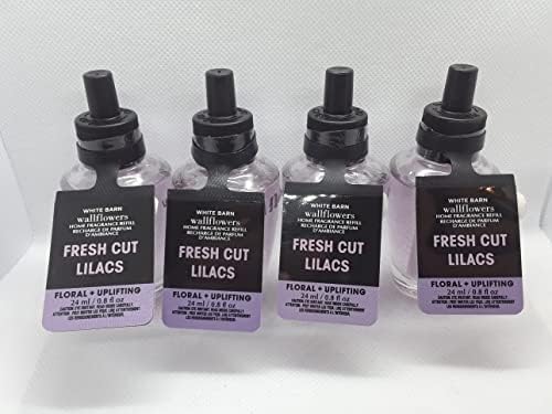 Bath and Body Works 4 Pack Lilac WallFlower Refill 08 Oz