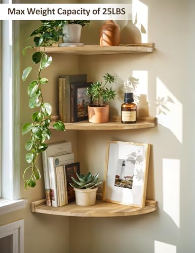 Godimerhea Corner Shelves Wall Mount 12x12 Inch