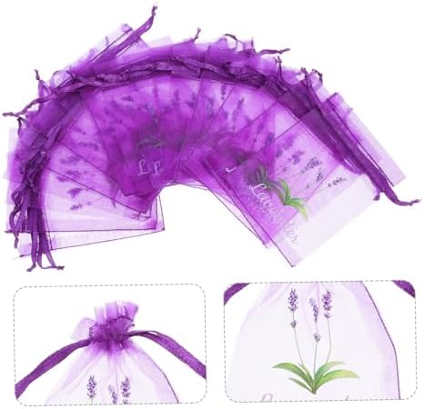 PRETYZOOM Organza Gauze Lavender Sachet Bags
