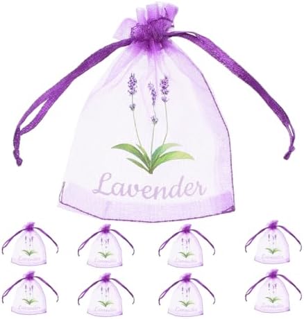 LUOZZY 50pcs Lavender Sachet Bags with Drawstring