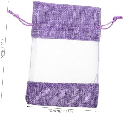 MAGICLULU 10 Pcs Empty Lavender Sachet Bags with Drawstring Closure
