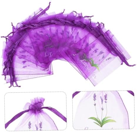 50pcs Lavender Sachet Bags for Dried Flowers and Tea