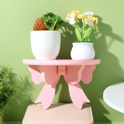 DOITOOL Wooden Floating Shelf Wall Mounted Pink