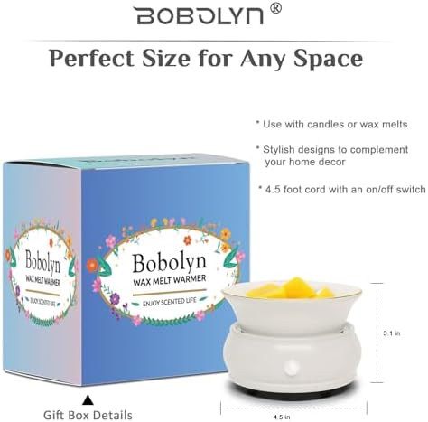 Bobolyn 4-in-1 Electric Wax Melter Warmer Burner