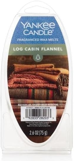 Yankee Candle Log Cabin Flannel 6pcs Wax Melts