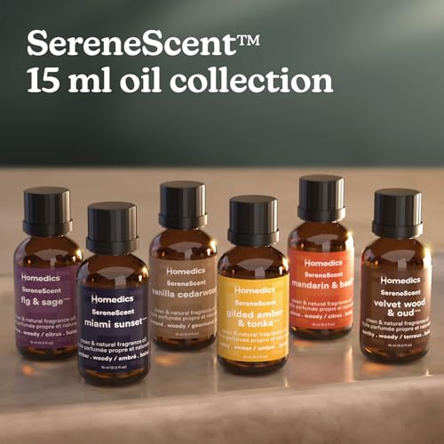 Homedics SereneScent Vanilla Cedarwood Fragrance Oil 15ml
