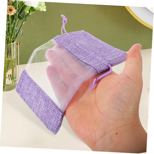 MAGICLULU 10 Pcs Empty Lavender Sachet Bags with Drawstring Closure