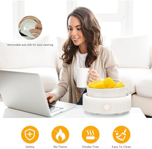 Maromamix Wax Melt Warmer with 4 Timer and PTC Heating