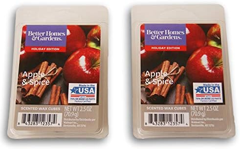 Better Homes and Gardens Scented Wax Cubes Apple Spice 2 Pack