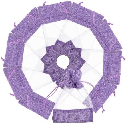 MAGICLULU 10 Pcs Empty Lavender Sachet Bags with Drawstring Closure