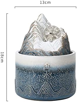 Ceramic Tabletop Water Fountain for Home Decor