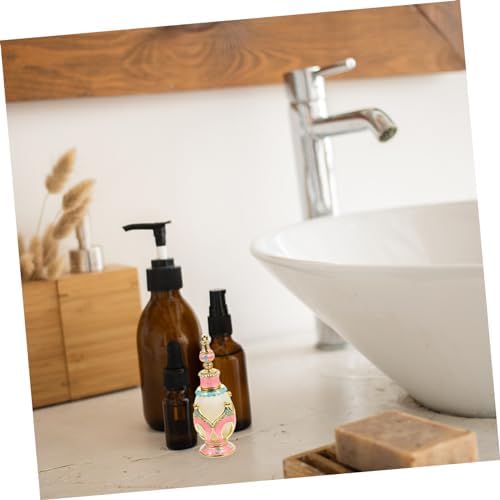 Elegant Arabian Perfume Bottle for Essential Oils Travel Portable Crown Design
