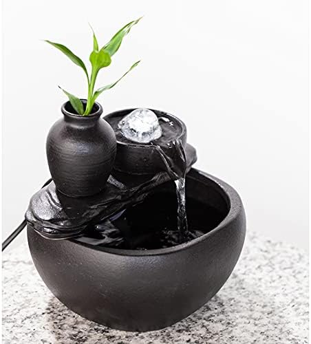 Indoor Fountain Ceramic Tabletop Decor With Circulating Water