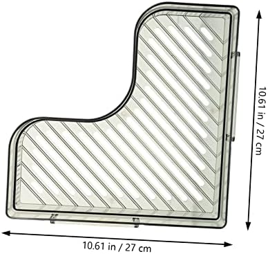 Ciieeo Adhesive Corner Shelf for Bathroom Floating Design