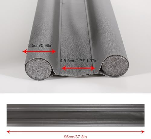 Double Sided Door Draft Stopper for Noise and Smell Protection