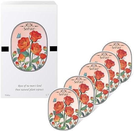 5 Pack Rose Scented Sachets for Closets and Drawers