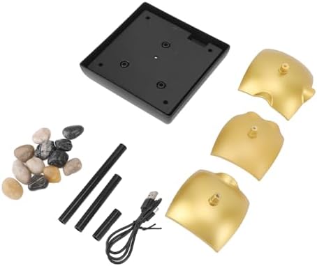 3 Tier Desktop Fountain with LED USB Light
