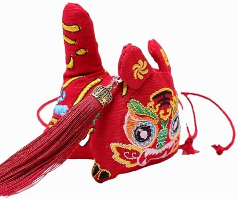 Traditional Chinese Wind Wufu Tiger Sachet Pendant