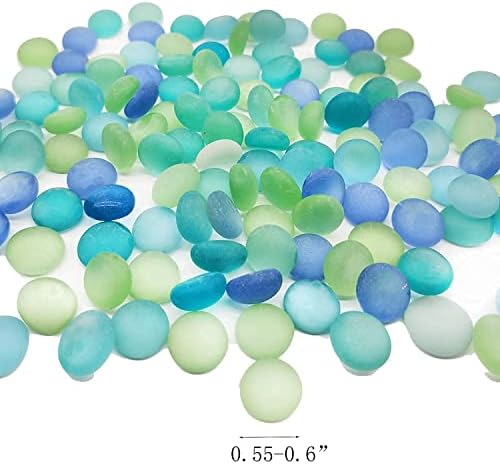 HappyFiller 5 Pound Sea Glass Gems for Vase Fillers and DIY Crafts