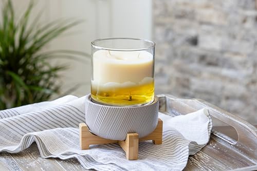 Candle Warmers ETC 2-in-1 Wooden Pedestal
