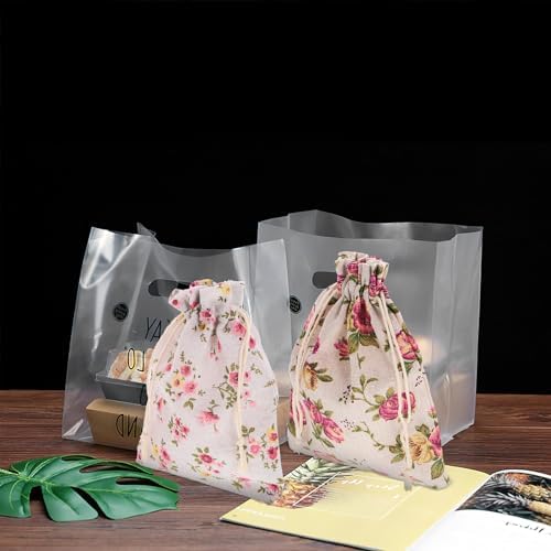 LOGOFUN 4pcs Drawstring Sachet Bag for Home Decor