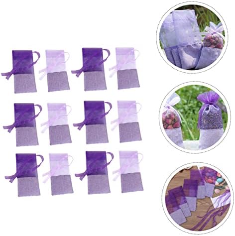 24pcs Lavender Sachet Bags for Car Wardrobe Home