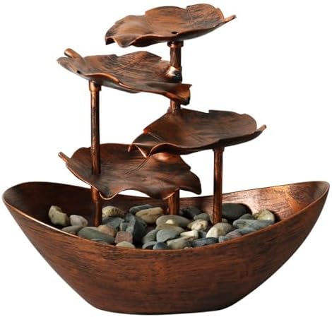 Elegant USB Powered Tabletop Fountain with LED Lights