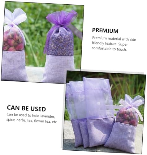 24pcs Lavender Sachet Bags for Car Wardrobe Home