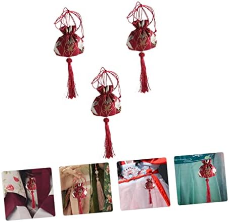 3pcs Portable Chinese Style Decorative Sachet Holder