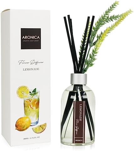 Aronica Lemon Scented Air Freshener Diffuser Set