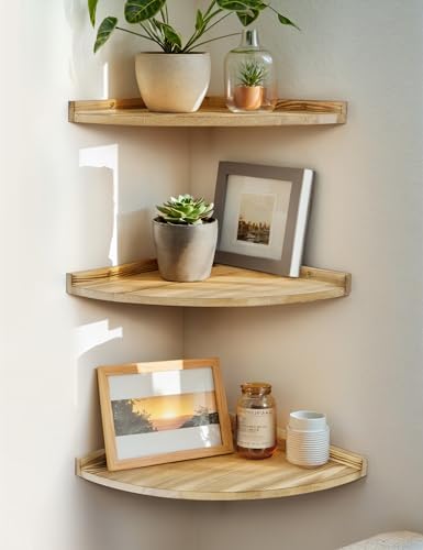 Godimerhea Corner Shelves Wall Mount 12x12 Inch