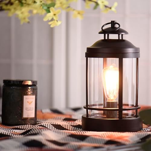 Retro Castle Wax Melting Warmer with Edison Bulb