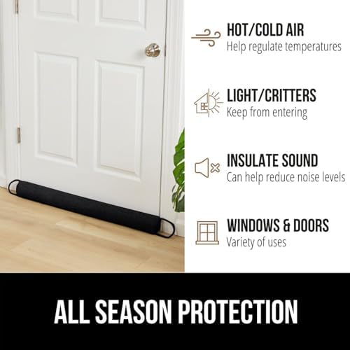 CDAR Door Draft Stopper Durable and Easy to Install