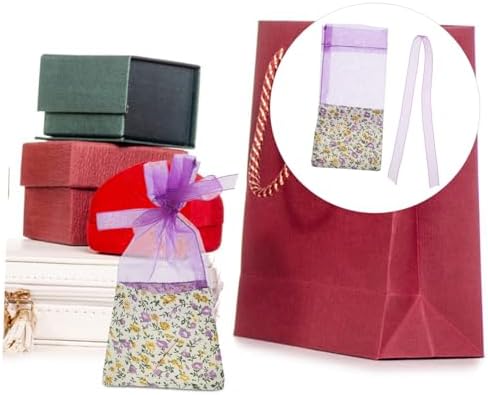 Happyyami 10pcs Lavender Sachet Bags with Drawstring Closure