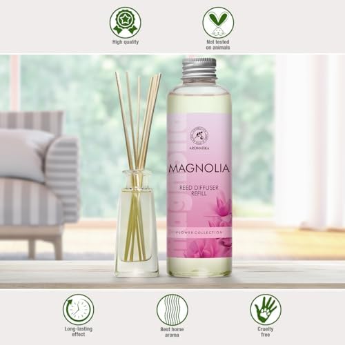 AROMATIKA Magnolia Reed Diffuser Refill 68Fl Oz