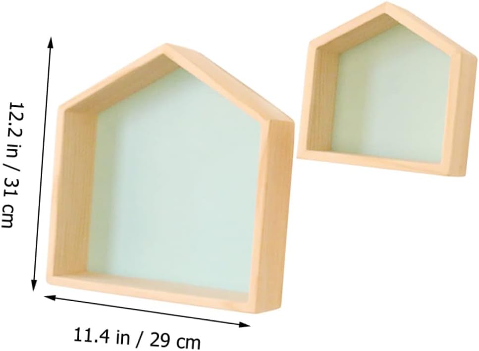 2pcs Modern Floating Shelves for Kitchen and Bathroom