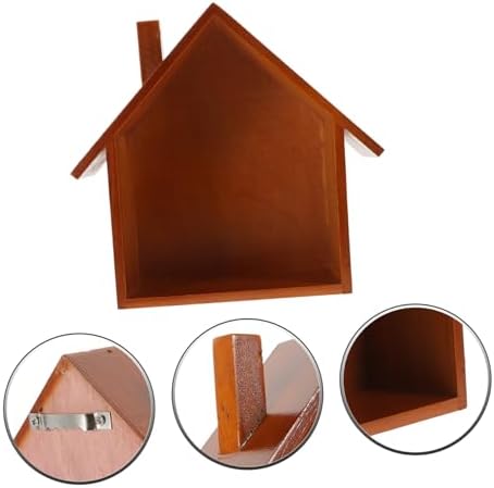 Wooden Floating Wall Shelf Decorative Storage Corner Mount